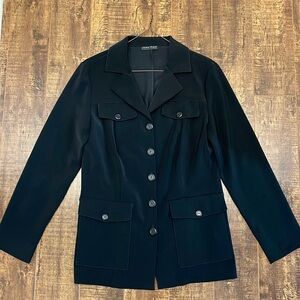 Montego Black Blazer Jacket Size M